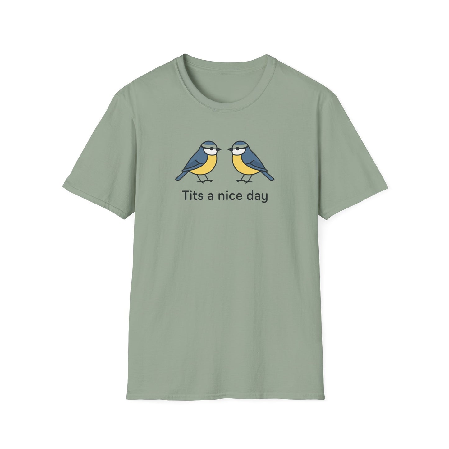 Cheeky humour meets cheerful style. The Tits a Nice Day tee spreads good vibes with a playful bird graphic. A Walking Canvas Co. feel-good classic.