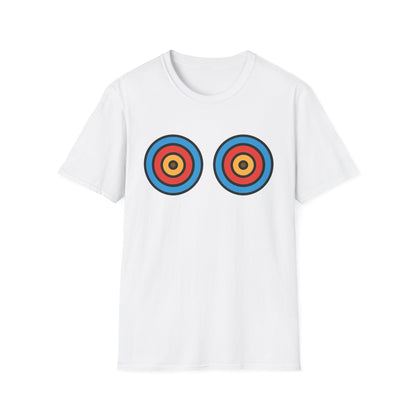 Playful energy meets bold style in the Target Practice tee. A fun double-bullseye design built for good vibes. Worldwide shipping.