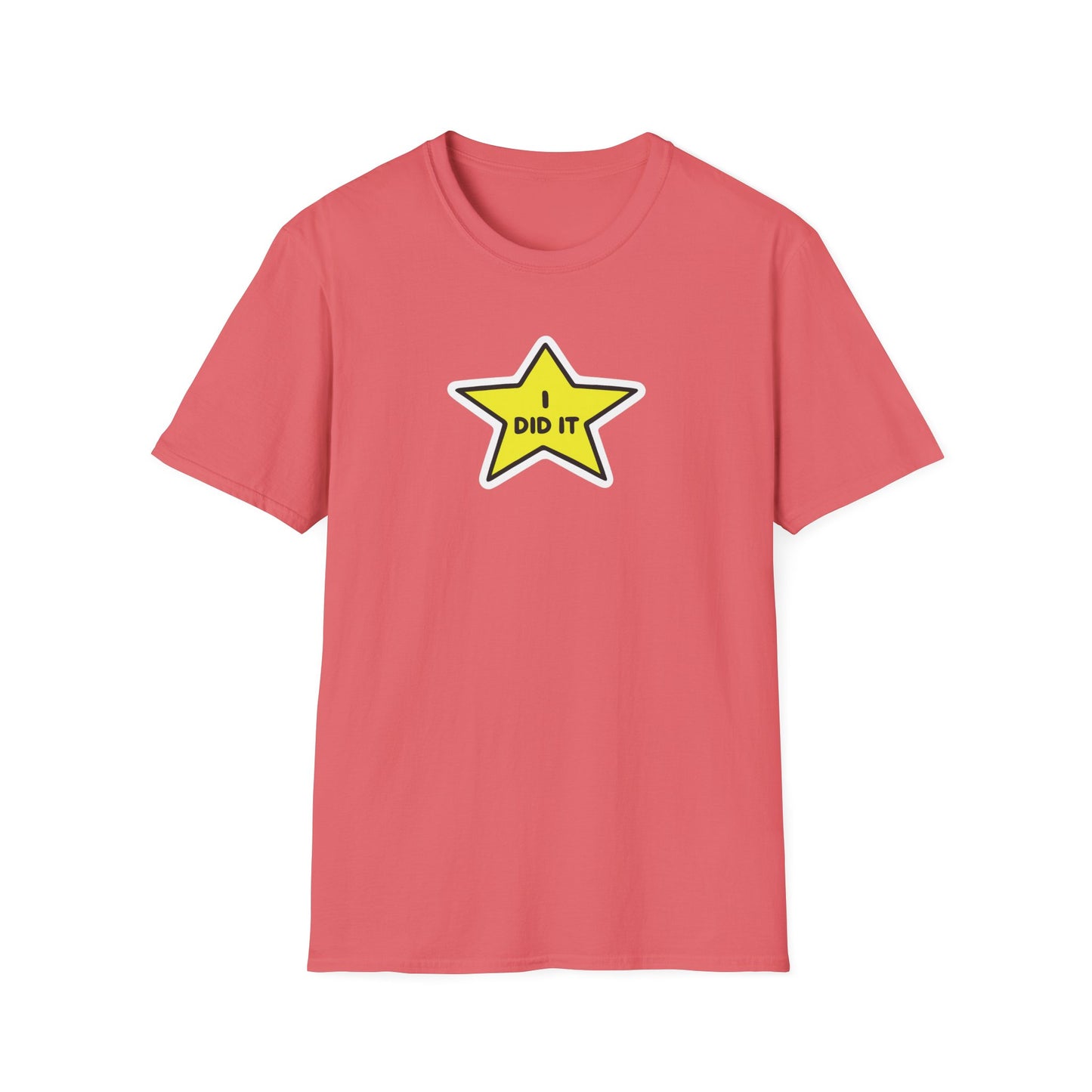 A cheeky nod to everyday victories. The I Did It tee delivers playful achievement energy in a bold star design. Worldwide shipping from Walking Canvas Co.