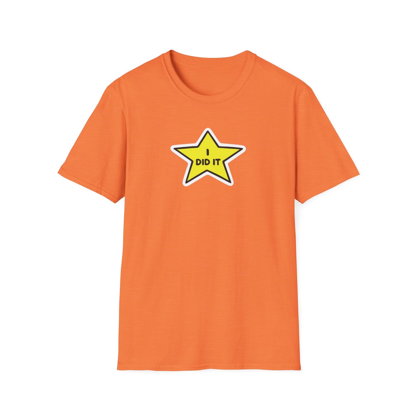 A cheeky nod to everyday victories. The I Did It tee delivers playful achievement energy in a bold star design. Worldwide shipping from Walking Canvas Co.