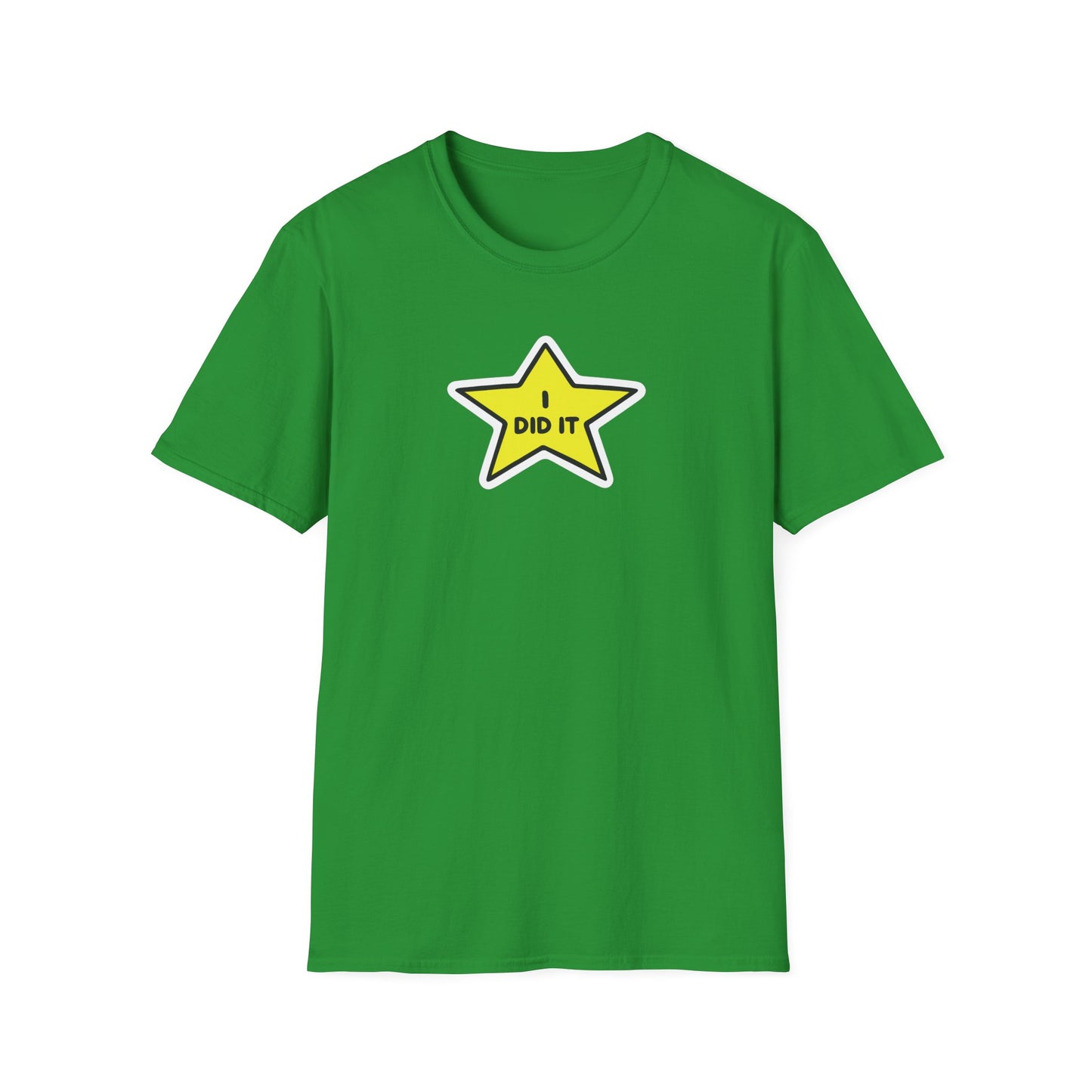 A cheeky nod to everyday victories. The I Did It tee delivers playful achievement energy in a bold star design. Worldwide shipping from Walking Canvas Co.