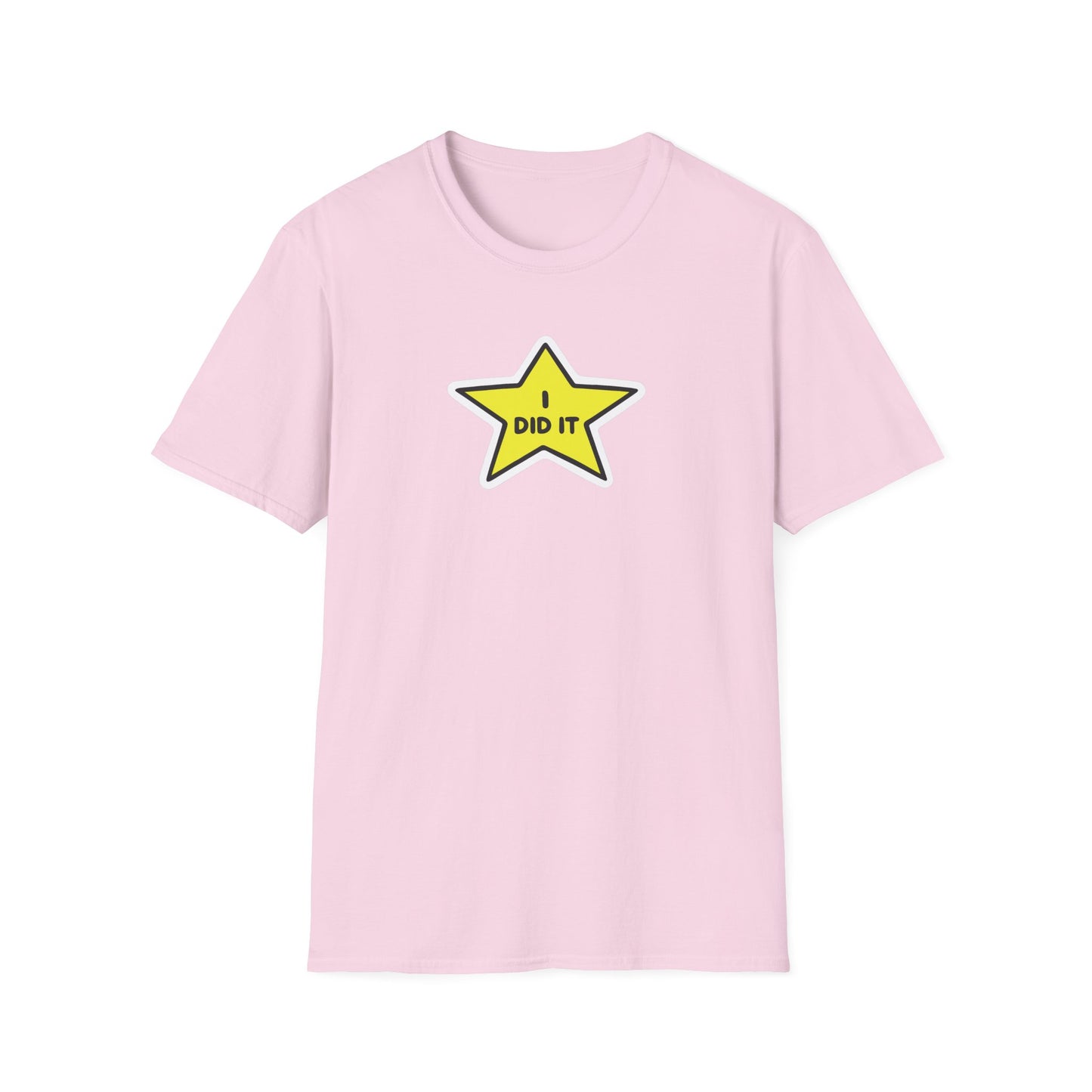 A cheeky nod to everyday victories. The I Did It tee delivers playful achievement energy in a bold star design. Worldwide shipping from Walking Canvas Co.