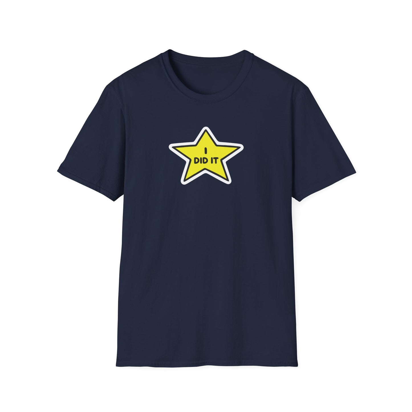 A cheeky nod to everyday victories. The I Did It tee delivers playful achievement energy in a bold star design. Worldwide shipping from Walking Canvas Co.