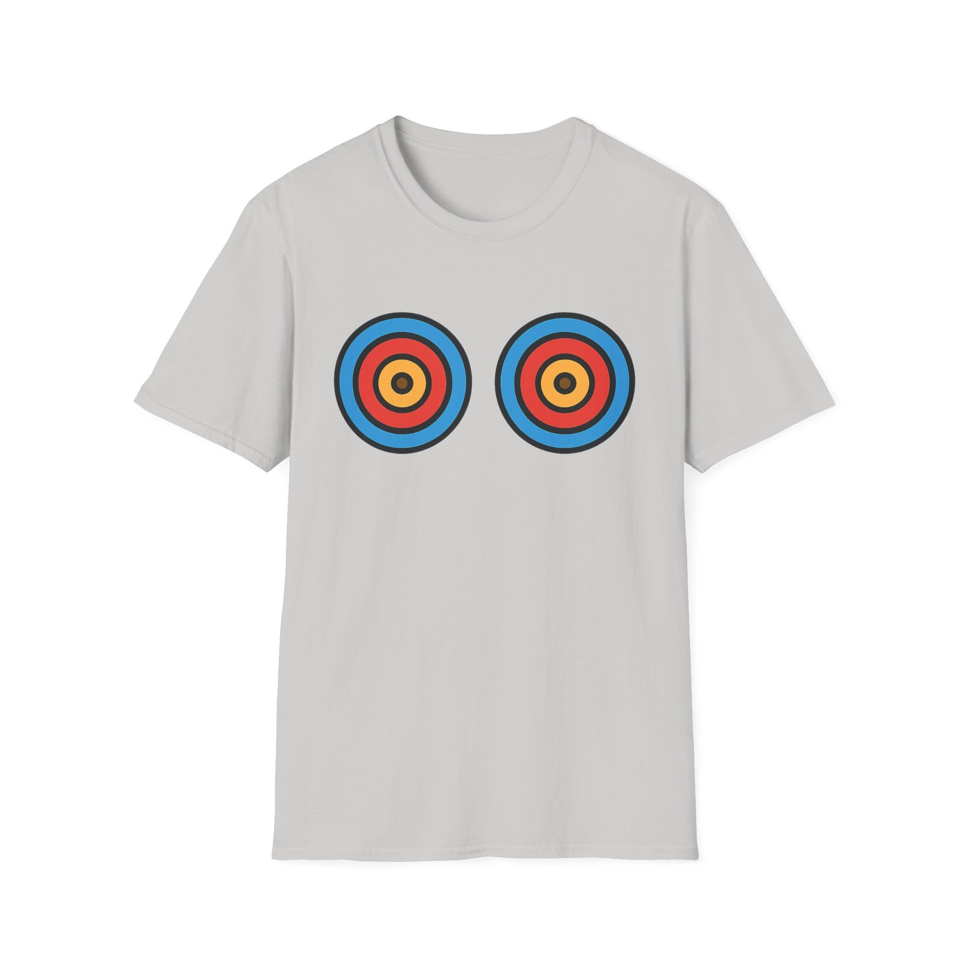Playful energy meets bold style in the Target Practice tee. A fun double-bullseye design built for good vibes. Worldwide shipping.