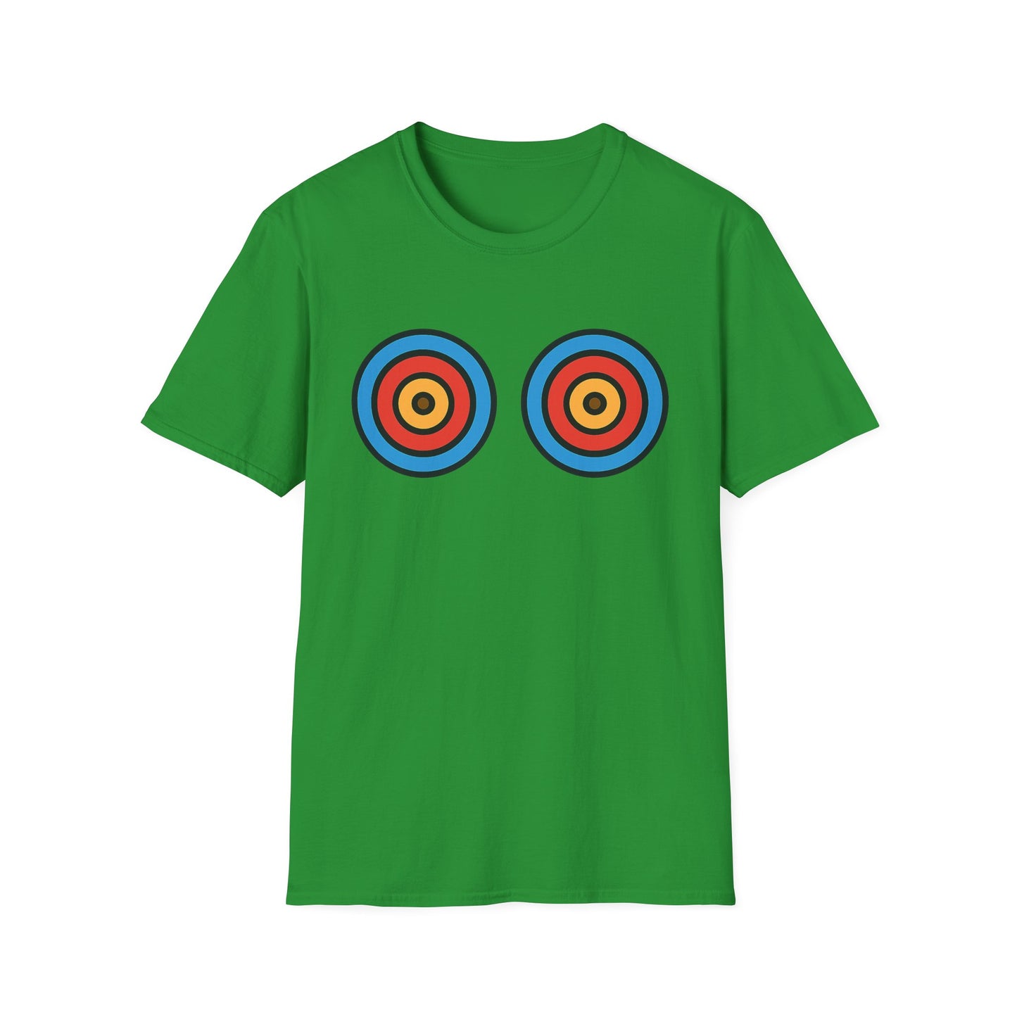 Playful energy meets bold style in the Target Practice tee. A fun double-bullseye design built for good vibes. Worldwide shipping.
