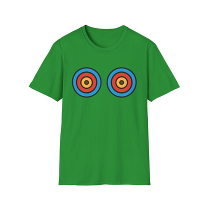Playful energy meets bold style in the Target Practice tee. A fun double-bullseye design built for good vibes. Worldwide shipping.