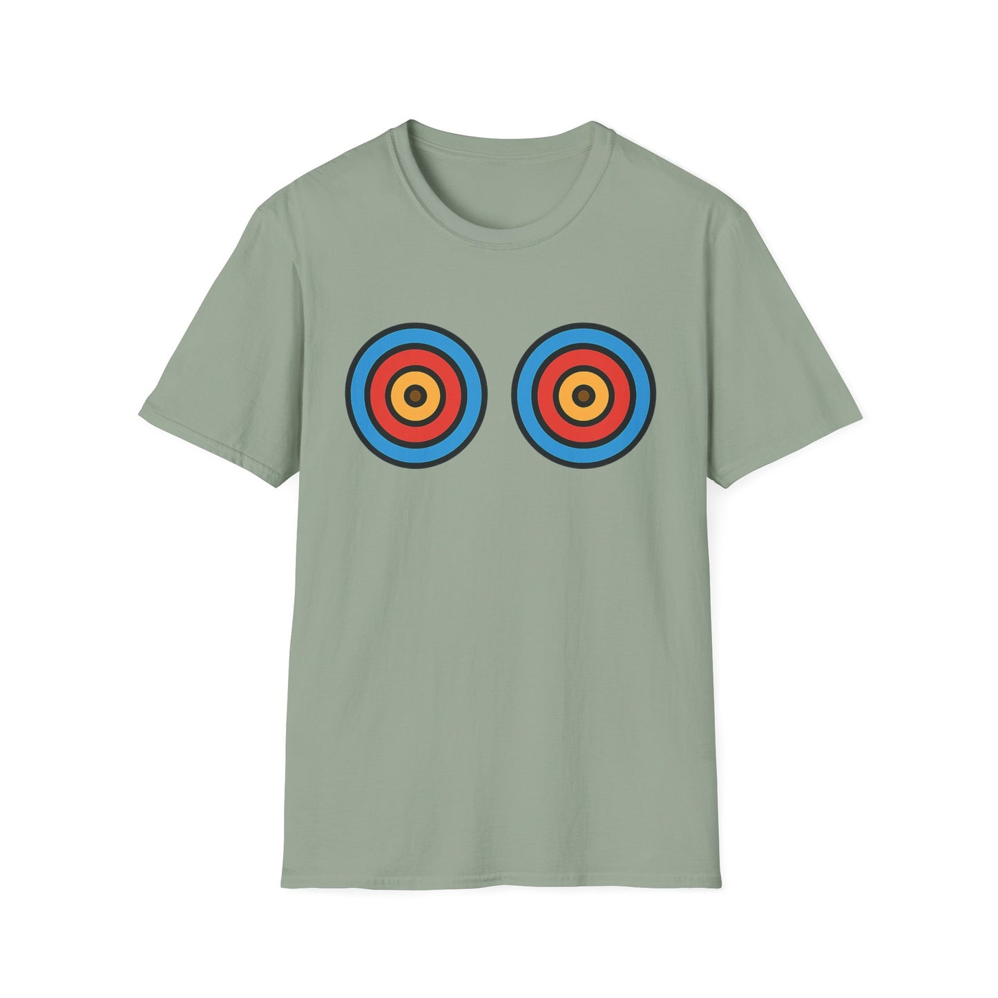 Playful energy meets bold style in the Target Practice tee. A fun double-bullseye design built for good vibes. Worldwide shipping.