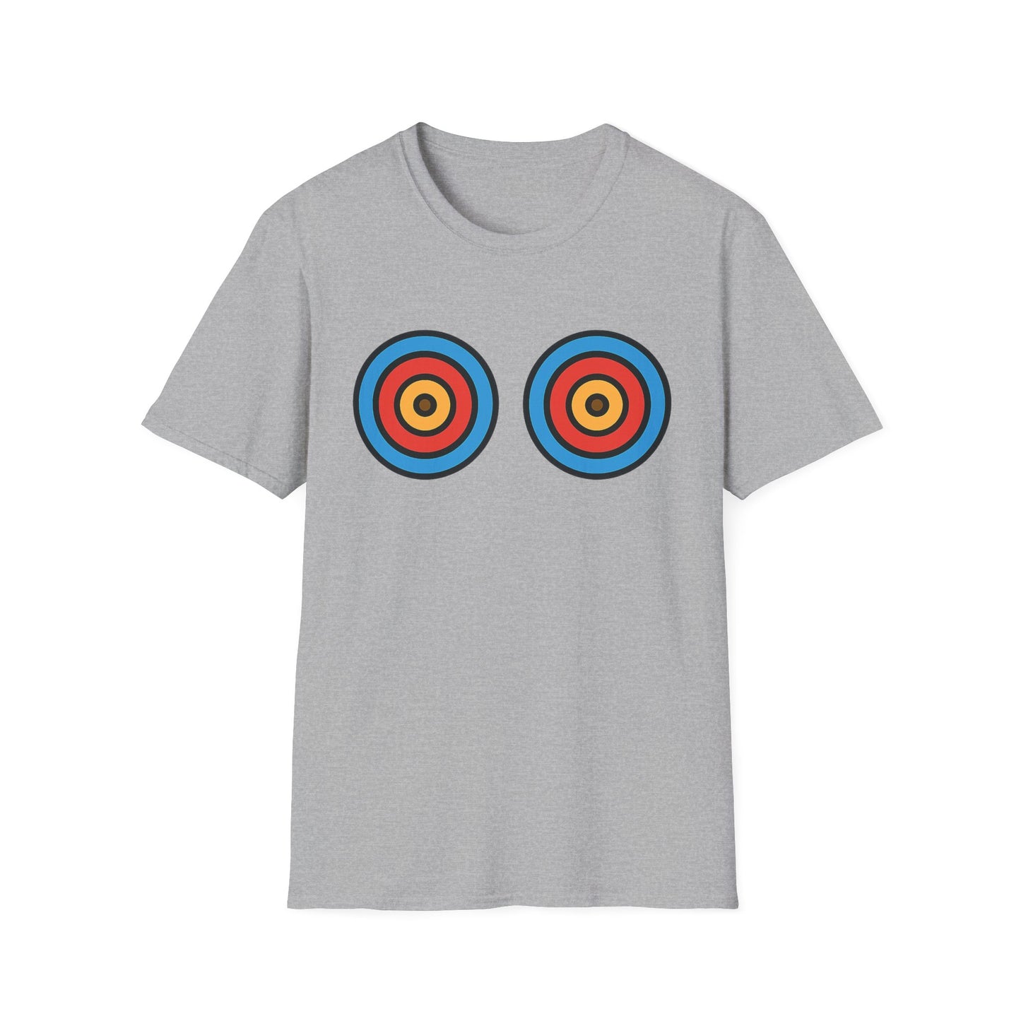 Playful energy meets bold style in the Target Practice tee. A fun double-bullseye design built for good vibes. Worldwide shipping.