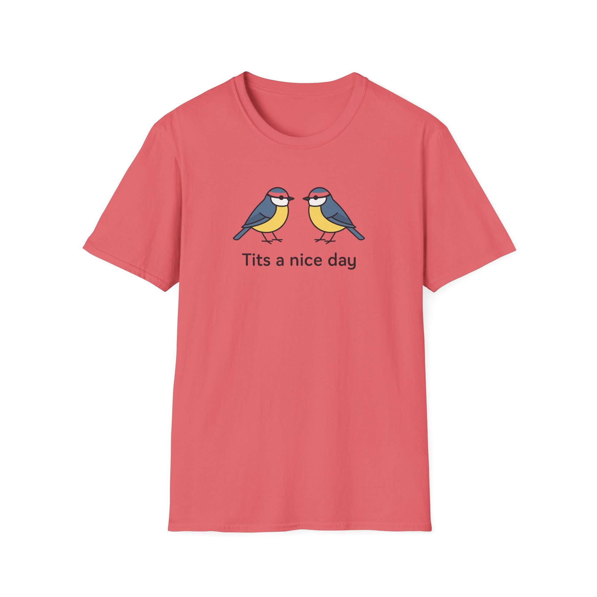 Cheeky humour meets cheerful style. The Tits a Nice Day tee spreads good vibes with a playful bird graphic. A Walking Canvas Co. feel-good classic.