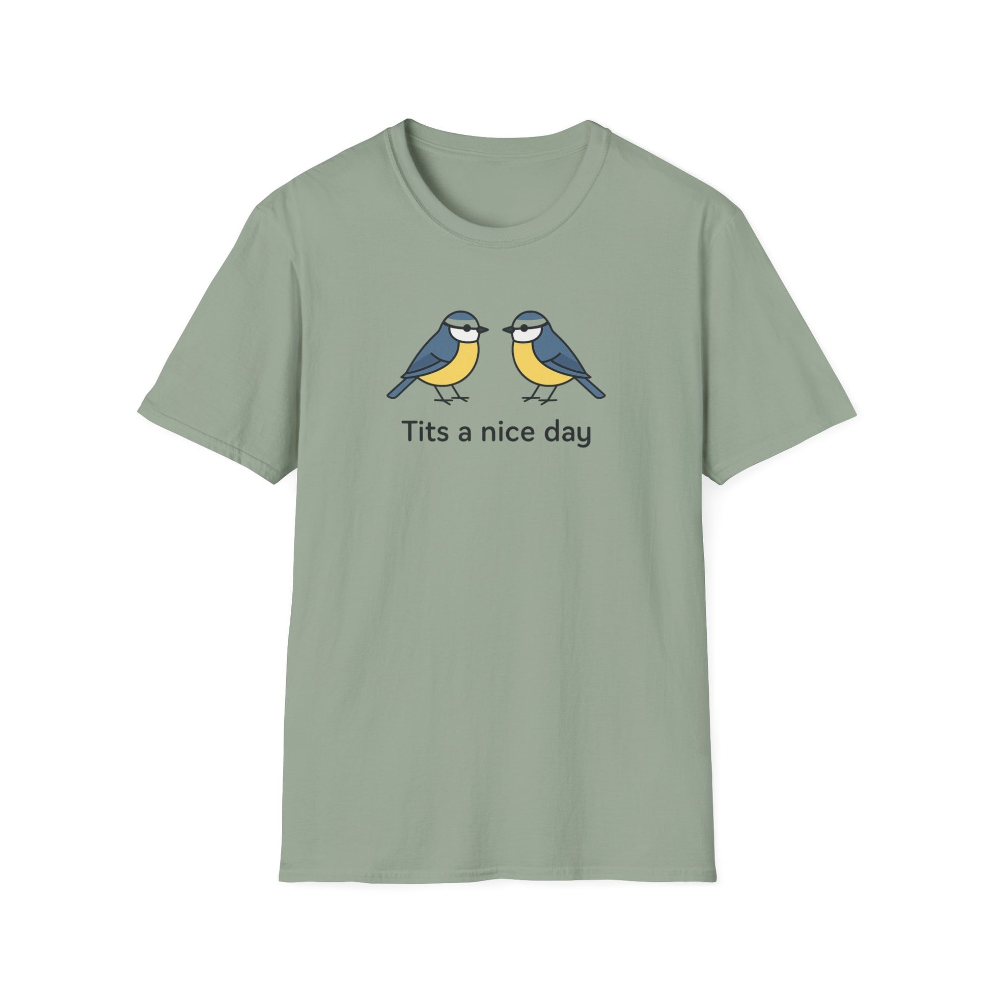 Cheeky humour meets cheerful style. The Tits a Nice Day tee spreads good vibes with a playful bird graphic. A Walking Canvas Co. feel-good classic.