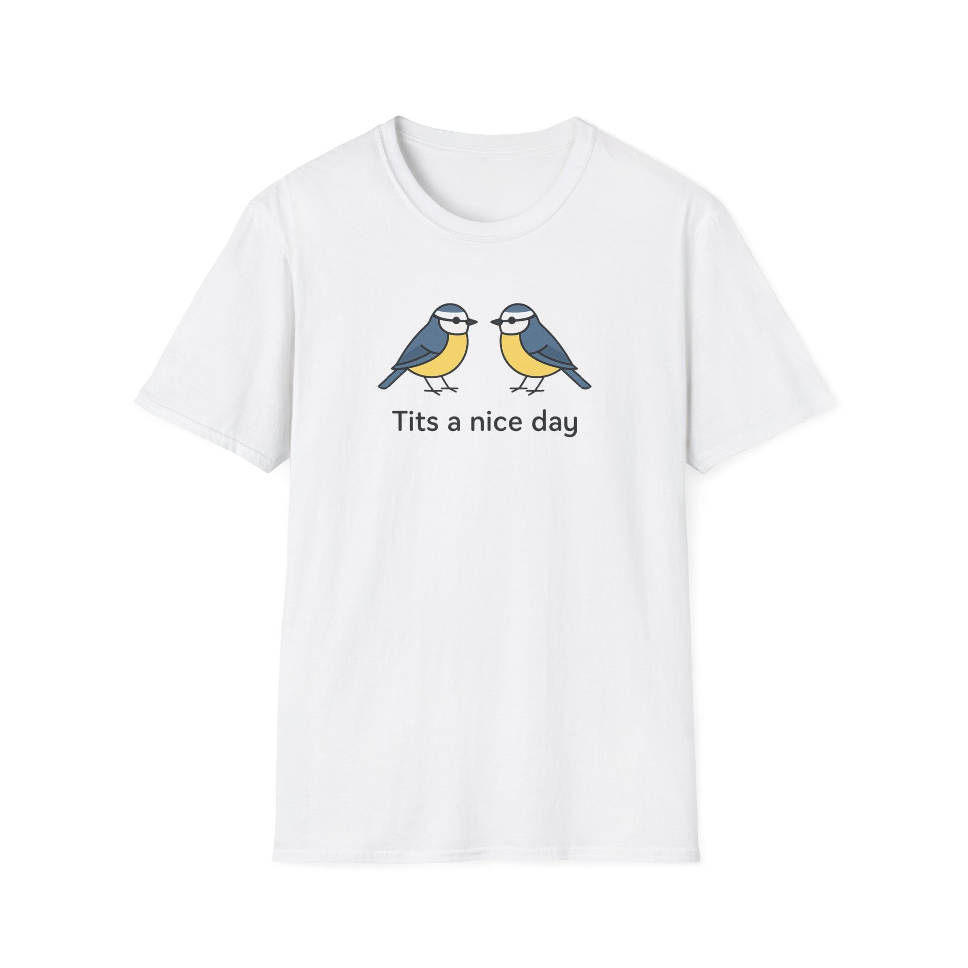 Cheeky humour meets cheerful style. The Tits a Nice Day tee spreads good vibes with a playful bird graphic. A Walking Canvas Co. feel-good classic.
