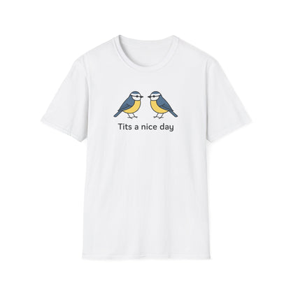 Cheeky humour meets cheerful style. The Tits a Nice Day tee spreads good vibes with a playful bird graphic. A Walking Canvas Co. feel-good classic.